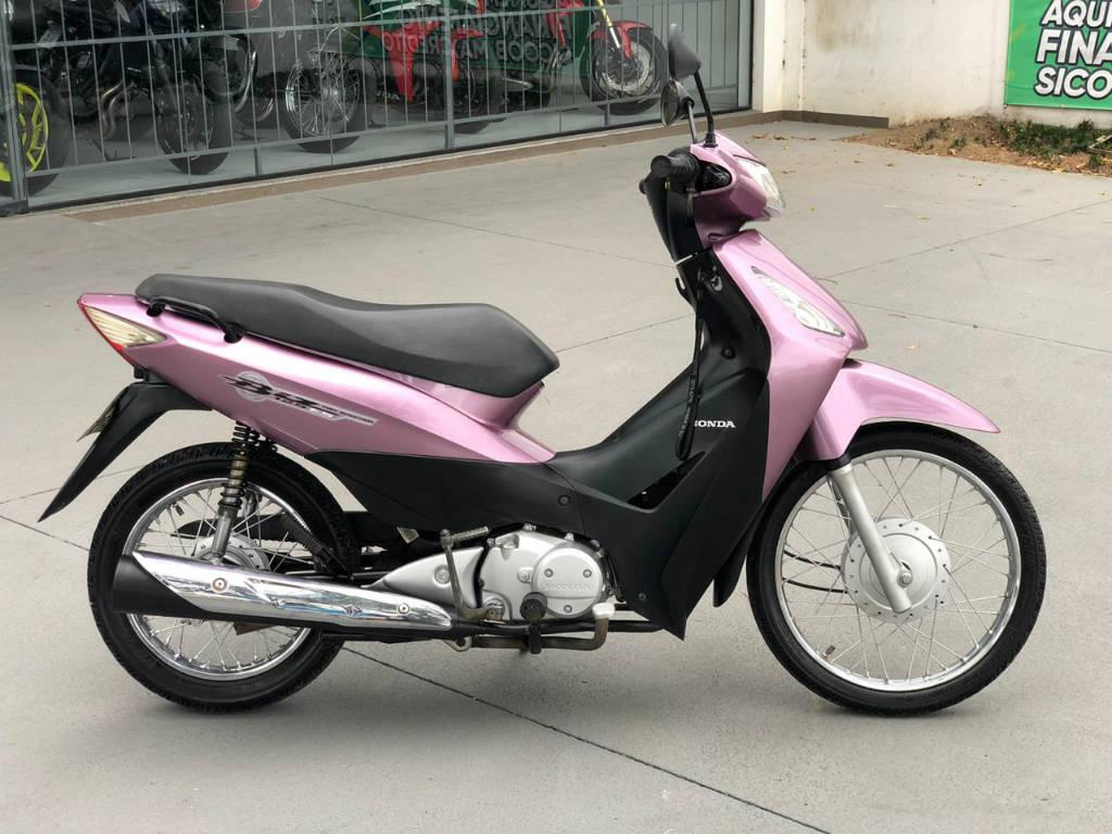 Topo 41+ imagem biz 125 rosa metalica br.thptnganamst.edu.vn